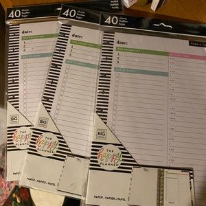 Happy Planner Filler Paper- 3 packs